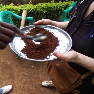 vers gebrand, vers gemalen, klaar om te koffie te zetten